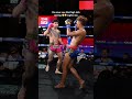 He never saw that high kick coming 😮‍💨😳 Lights out. #shorts #ko