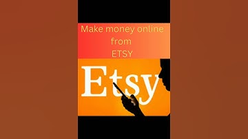 make money online from Etsy shop #sidehustle #etsy #shortsvideo #youtube
