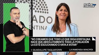 “El 95% no escucha lo que dice Gueorguieva”: Guadalupe Tagliaferri, senadora del PRO