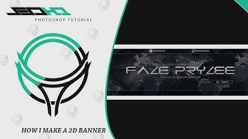 Photoshop Tutorial | How I Make a 2D Clean Banner Layout | W/Wallpapers