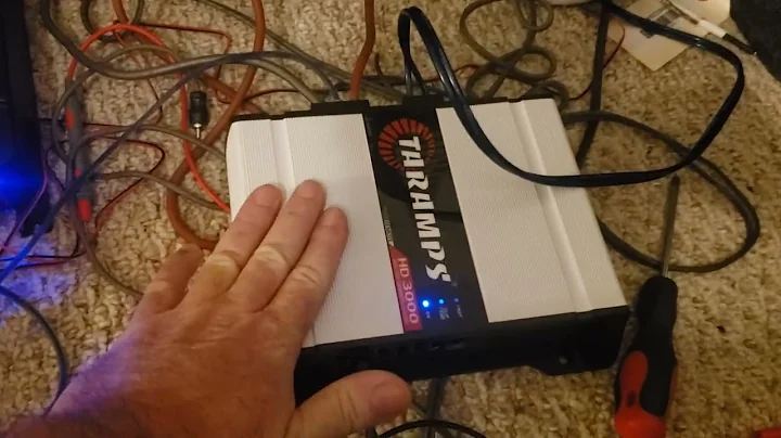 Was cold Temps causing the second amp to protect ? Let's find out. 