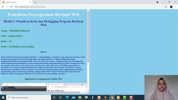 Praktikum Pemrograman Berbasis Web Modul 2