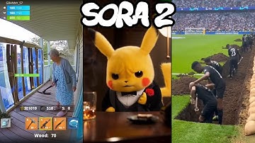 Craziest Sora 2 AI Videos You CAN’T Scroll Past 💀 100+ Insane Clips!