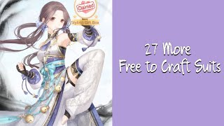 27 More Free to Craft Suits | Love Nikki Dress Up Queen
