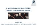 A 3d neuromusculoskeletal model of human shoulder