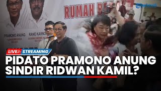 🔴Ratusan Relawan Deklarasi Dukung Pramono-Rano, Pidato Singgung Ubah Jakarta Jadi Dubai, Sindir RK?