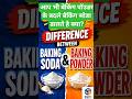 Baking Soda Vs Baking Powder | Use of Baking Soda and Baking Powder #sciencefacts #foodchemistry