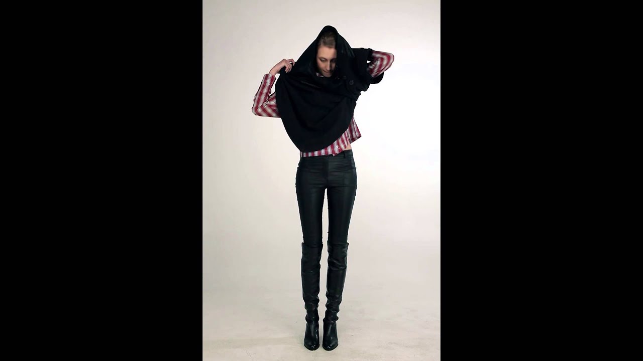 180DEGREES GIHA jupe-culotte turning into a cape!