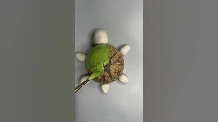 Turtle Craft Ideas/ Coconut Shell Craft Ideas #shorts #diy #bestoutofwaste #youtubeshorts
