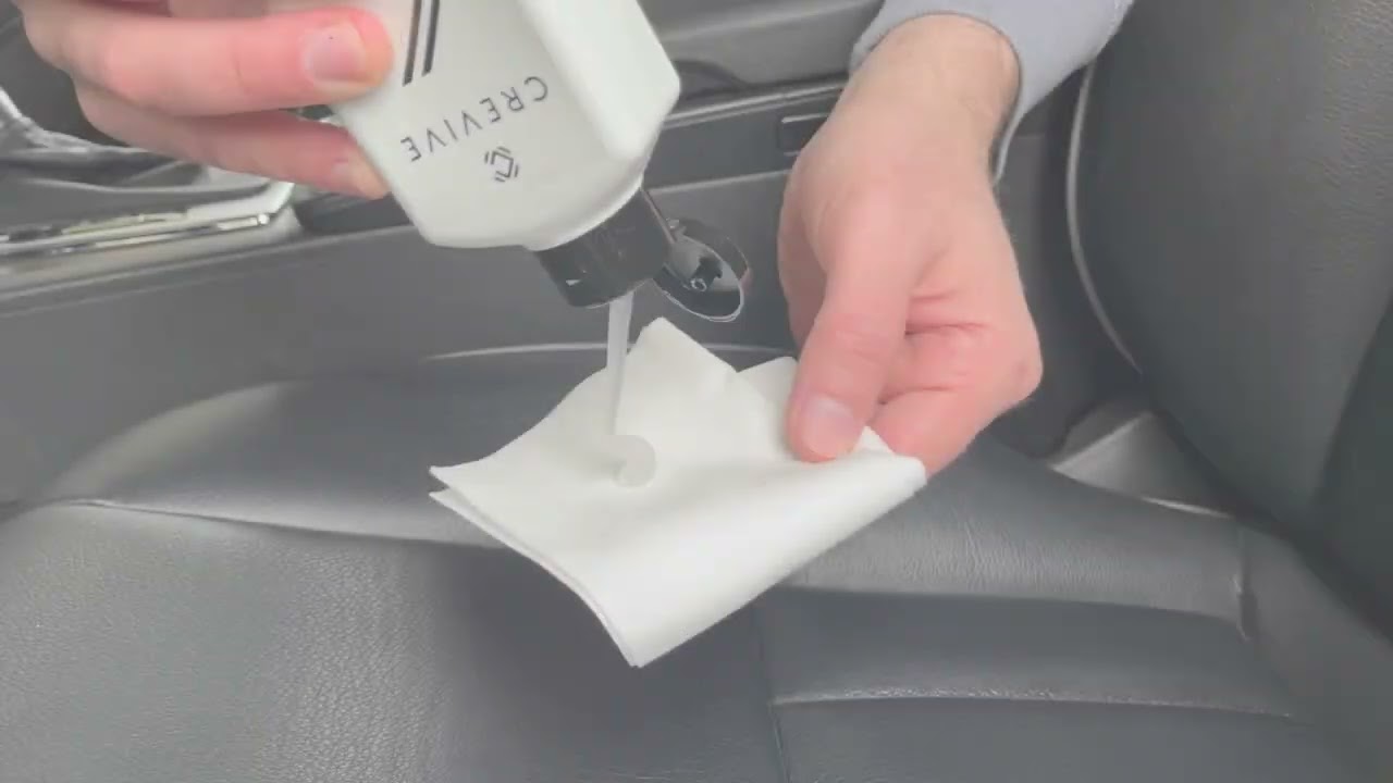 CREVIVE Lederpflege Auto I Lederreinigung Autositze I Auto Lederpflege