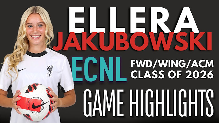 Ellera Jakubowski | Class of 2026 | Liverpool FC IA MI 08 ECNL | FWD/WING/ACM