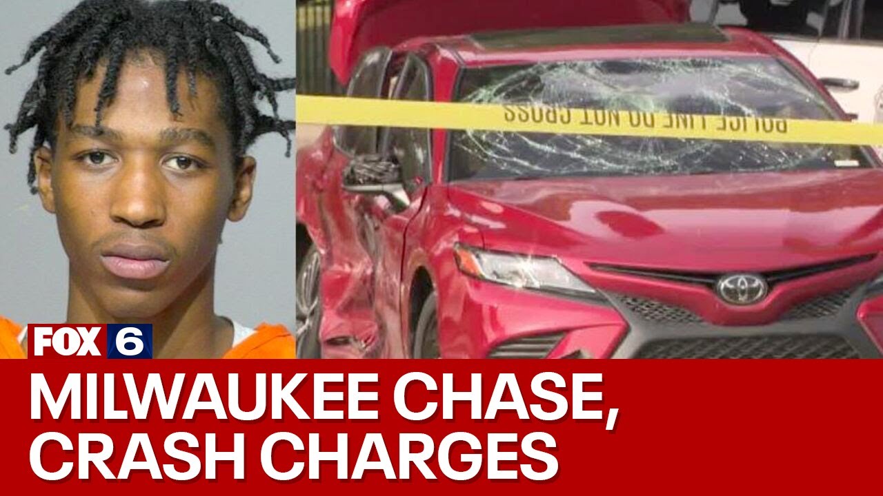 Milwaukee police chase, crash, man charged | FOX6 News Milwaukee - YouTube