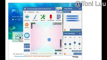 Change voice while recoding in CyberLink PowerDirector