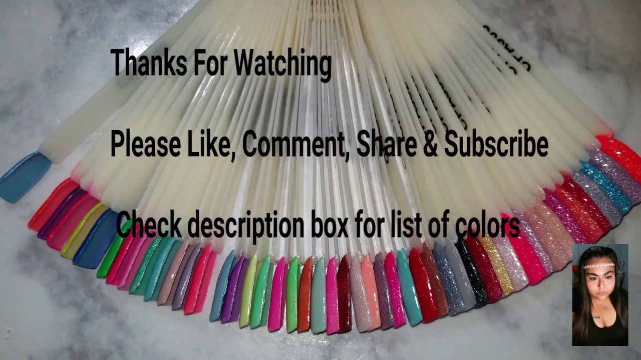 glam and glits ColorPop acrylic collection