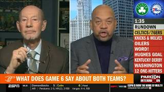 Pardon the Interruption| 76ers top Celtics, Wolves eliminate Nuggets, Knicks knockout Hawks - Wilbon