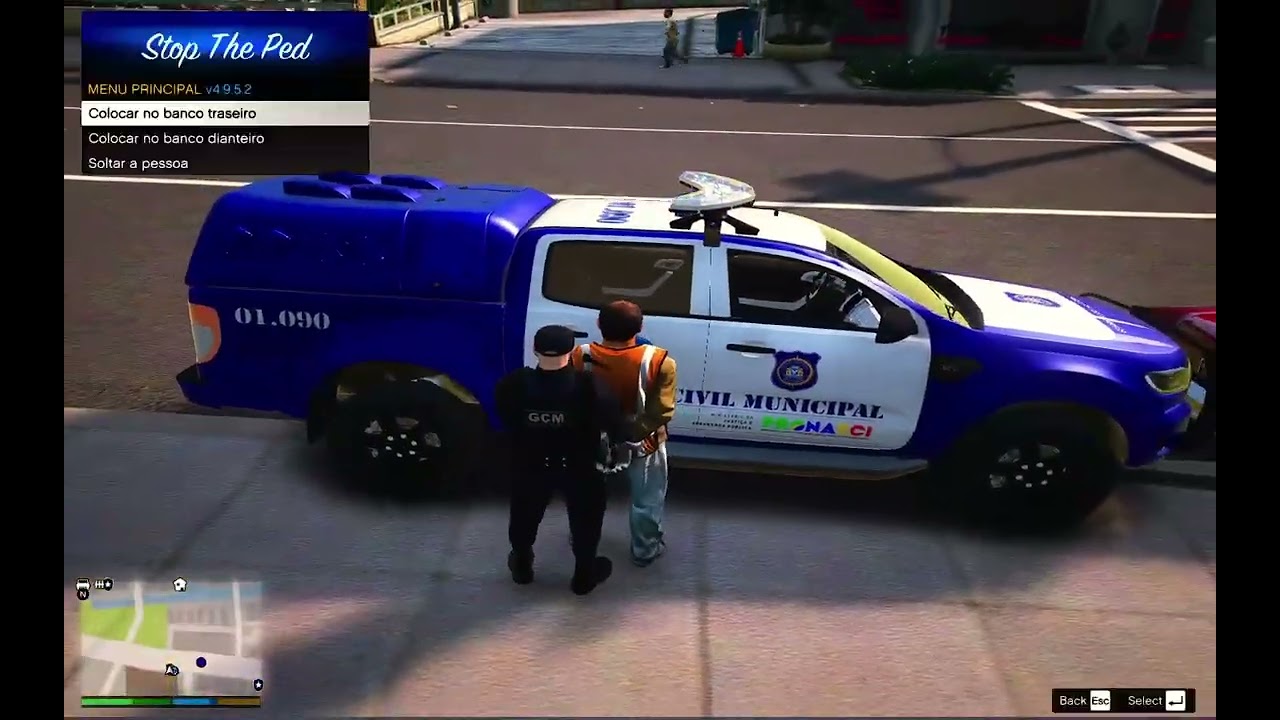 GTA V LSPD GCM APREENDE VEICULO COM MUITA DROGAS