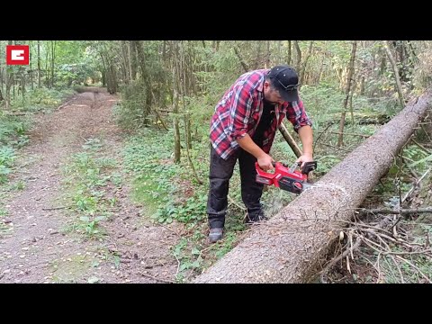 Einhell GE-LC 18/25 Li-Solo Akumulatorska lančana testera, bez baterije i punjača - video 5
