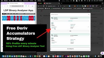 Learn How To Use  Ldp Binary Analyzer Tool To Make $3000 Per Hour On  Deriv Accumulators - Free!