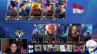 5 SKIN COLLAB BERSATU 🔥 COMBO STREET FIGHTER SKYLAR, LUKE, KYY, RINEE & CLAYYY 🎮 PARTY AN PUSH RANK 