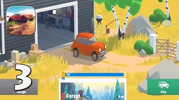 Hillside Drive – Hill Climb Gameplay Walkthrough Part 3 Unlock New Map (Android, iOS)