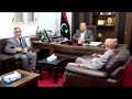 لقاء رئيس ديوان مجلس النواب بمسؤولي جمعية الدعوة الاسلامية بنغازي