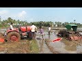 John Deere Stuck In DEEP Mud | Came Out By Mahindra Yuvo Help CRAZY Tractor Driver / SWAMI Tractors