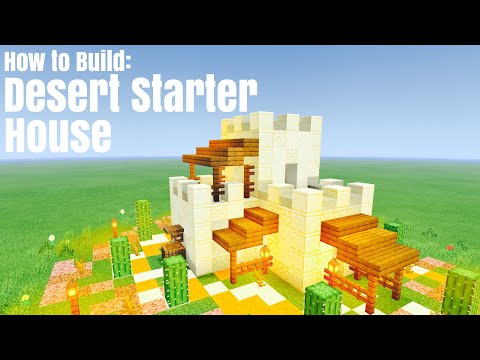 Minecraft: Starter Desert House Tutorial [How to Build]
