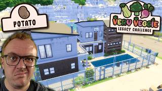 Very Veggie Challenge: Potato Gen Apartments🥔 | The Sims 4 Speed Build