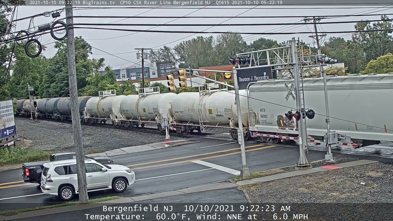 October 10 2021 24 Hrs CSX Trains Time Lapse