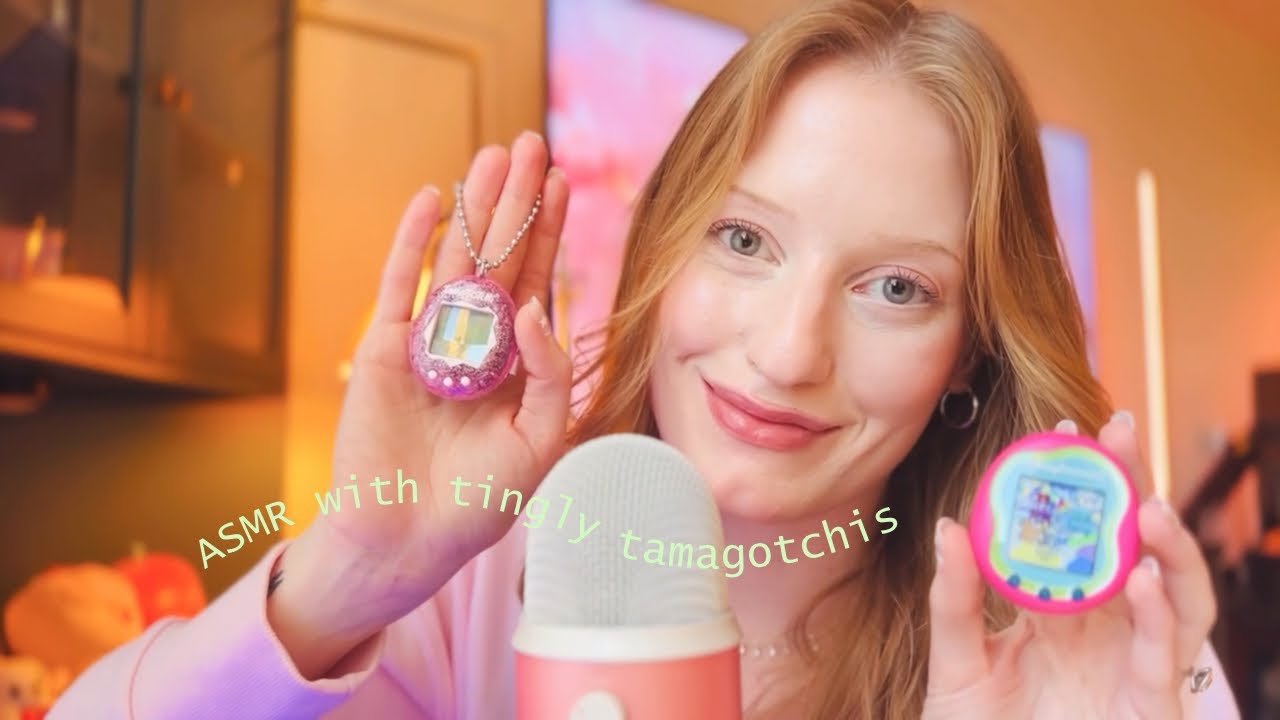 ASMR Whispered Tamagotchi show and tell | Tingly nostalgia