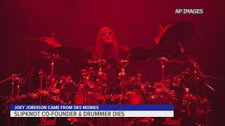 Report: Des Moines native Joey Jordison, Slipknot drummer and co-founder, dead at 46