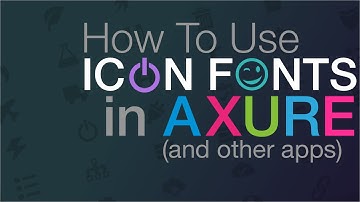 How To Use Icon Fonts in Axure and Other Design Apps