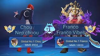 BEST DUO? I PLAYED WITH GOD OF HOOK YOUTUBER FRANCO VIBE IN RISING AND THIS HAPPENED| MLBB