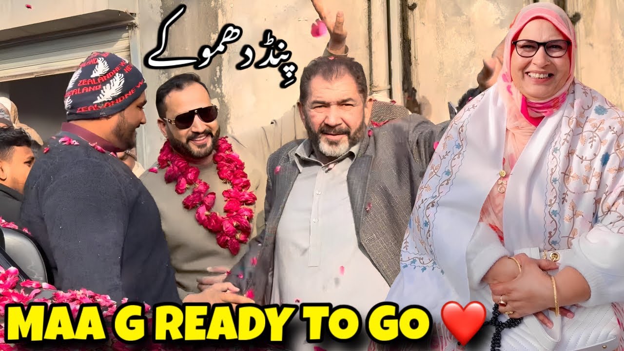 Maa g ready to go pind dhamoky ❤️