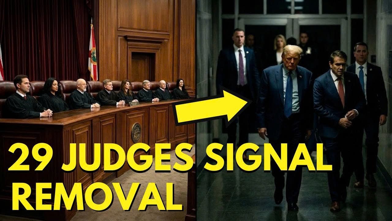 Трамп отстраняет от должности судей: 29 судей сигнализируют об отстранении.