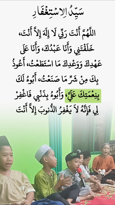 Doa Terbaik Untuk Menghapus Dosa | Sayyidul Istighfar