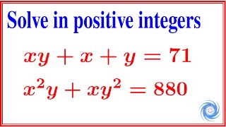 Solve in positive integers || Algebra || Number Theory