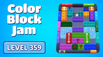 Color Block Jam Level 359 Solution Walkthrough