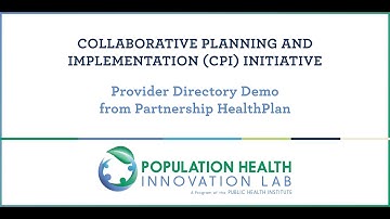 Provider Directory Demo