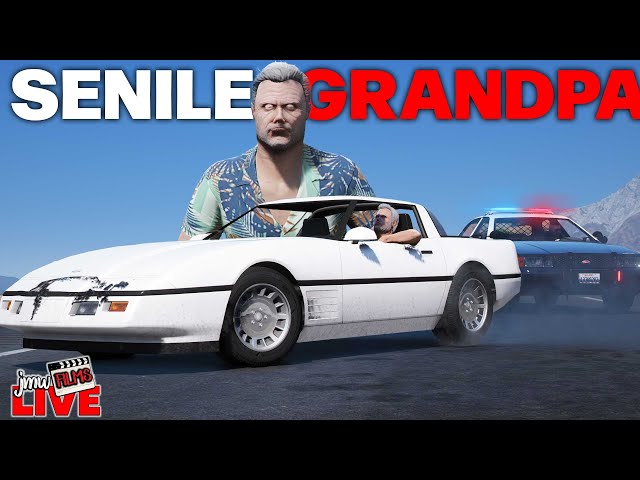 🔴 SENILE OLD MAN // STALKING PLAYERS! | GTA 5 RP LIVE class=