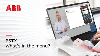 How to identify the information shown in the menu for PSTX Softstarter