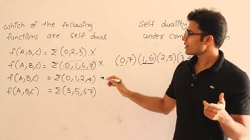 DLD | Logic Functions | Self dual functions are closed under complementation | Ravindrababu Ravula