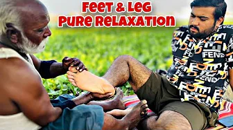 ASMR FOOT & LEG MASSAGE FOR DEEP SLEEP | DEEPLY RELAXING FOOT MASSAGE | BEST LEG MASSAGE & FEET CARE