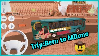 Coach Bus simulator🚌 | Bern to Milano | Android Gameplay😀 | #BUS_GAME screenshot 1