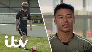 Jesse Lingard Has a Big Surprise for Young Man United Fan Duncan! | ITV