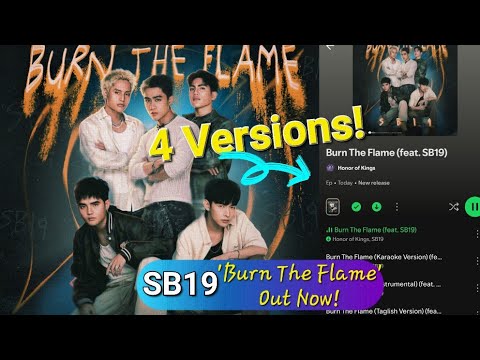 SB19 LATEST SINGLE BURN THE FLAME OUT NOW