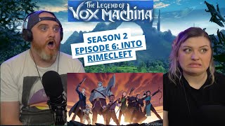 The Legend of Vox Machina 2x6 REACTION!! "Into Rimecleft" | HatGuy &  @gnarlynikki React