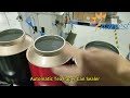 Automatic tea paper can sealing machine,irregular tin lid seaming machine