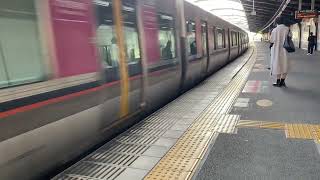 JR西日本 大阪環状線 323系 回送列車 芦原橋駅通過