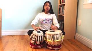 Down- Chloe x Halle | Tabla Cover by Deepa